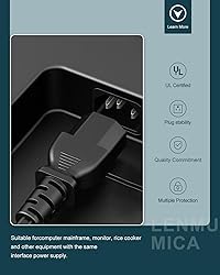 Gaming PC Power Cord for iBuyPower CLX Omen Dell HP