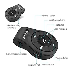 APEKX Clip Bluetooth Audio Adapter for