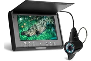 720P Underwater Fishing Camera Portable Video Fish Finder with 4 3 Inch IPS IP68 IR Night Vision Built-in Battery 15M Cable f