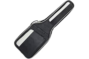 Tosnail Padded Electric Guitar Gig Bag - Backpack Shoulder Strap, Carry Handle & Pocket - Full Size 41 inch - Black