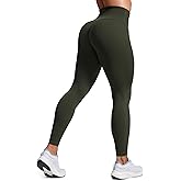 CRZ YOGA Secretsculpt Butterlift Workout Leggings 28" - No Front Seam High Waisted Womens Yoga Pants Booty Scrunch Butt
