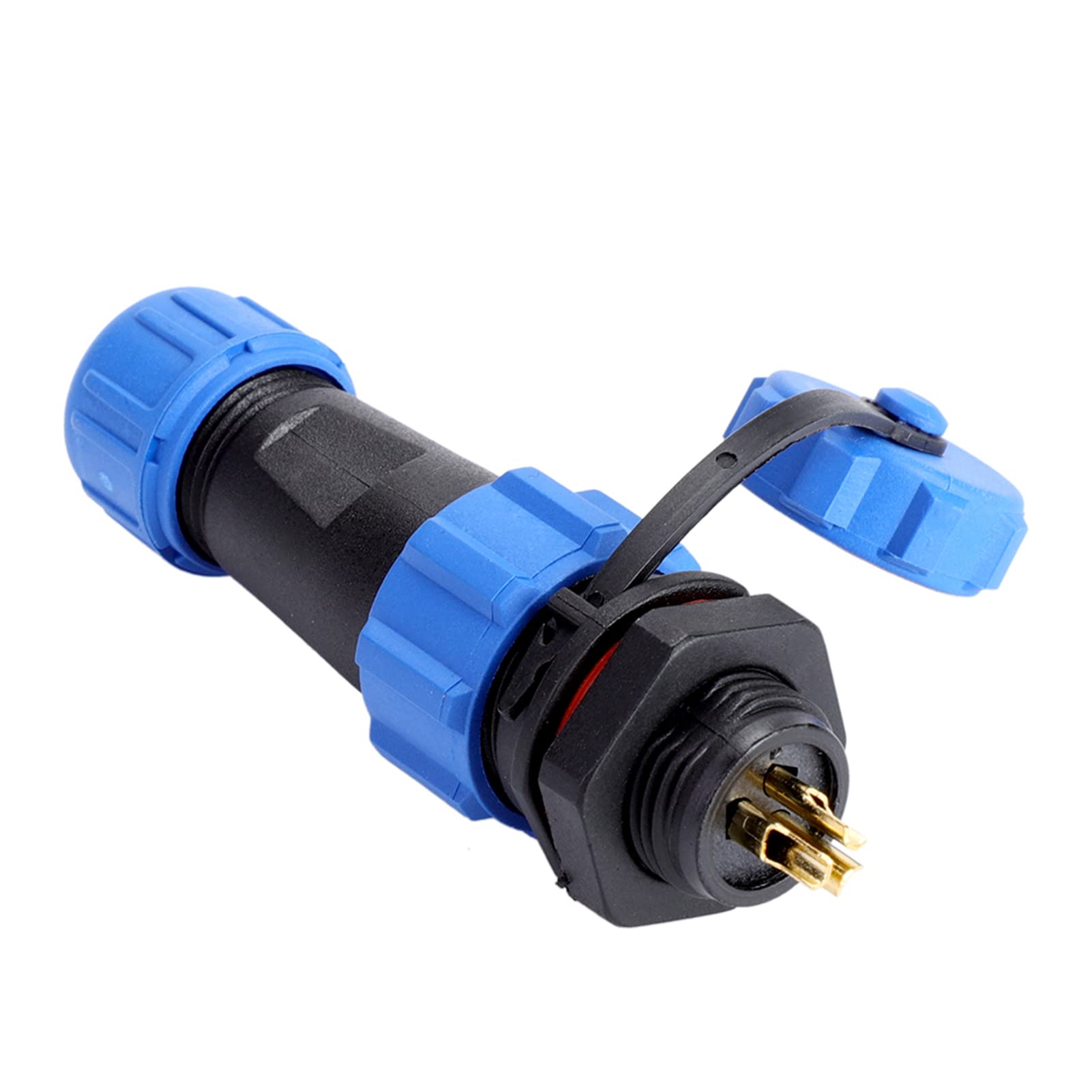 Ip67 Sp13 Waterproof Weipu Sp13 Plastic Plug Socket Connector (3pin)