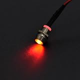 sourcing map AC DC 24V 8mm Red LED Panel Mount Indicator Light Signal Lamp view 4