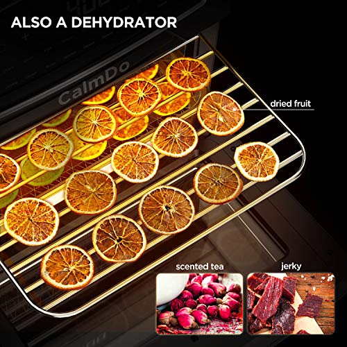CalmDo Air Fryer Oven Combo 12.7 Quarts, Convection Toaster, Food