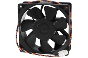 Micro Traders 4-pin Square Computer Cooling Fan DC 12V 4.50A 120×120×38mm Compatible with Antminer S19k Pro S21