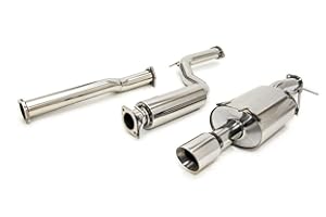 YONAKA MOTORSPORTS Yonaka 3" Performance Exhaust Compatible/Replacement for Honda Civic 2012-2015 2DR Coupe (Si)