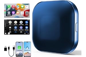 2 in 1 CarPlay Dongle,Convert Wired to Wireless,Wireless CarPlay Adapter&Wireless Android Auto Adapter,for Factory Wired Cars