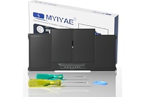MYIYAE A1496 Battery Replacement for MacBook Air 13 Inch A1466 (Mid 2012, Mid 2013, Early 2014, Early 2015, 2017), A1369 (Late 2010, Mid 2011) Laptop, A1377 A1405 High Capacity 7200mAh 55Wh 7.6V