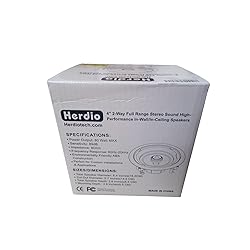 Herdio 4” HCS418 160 Watts 2 Way Flush Mount in