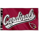 Arizona Cardinals Script Logo Premium Flag