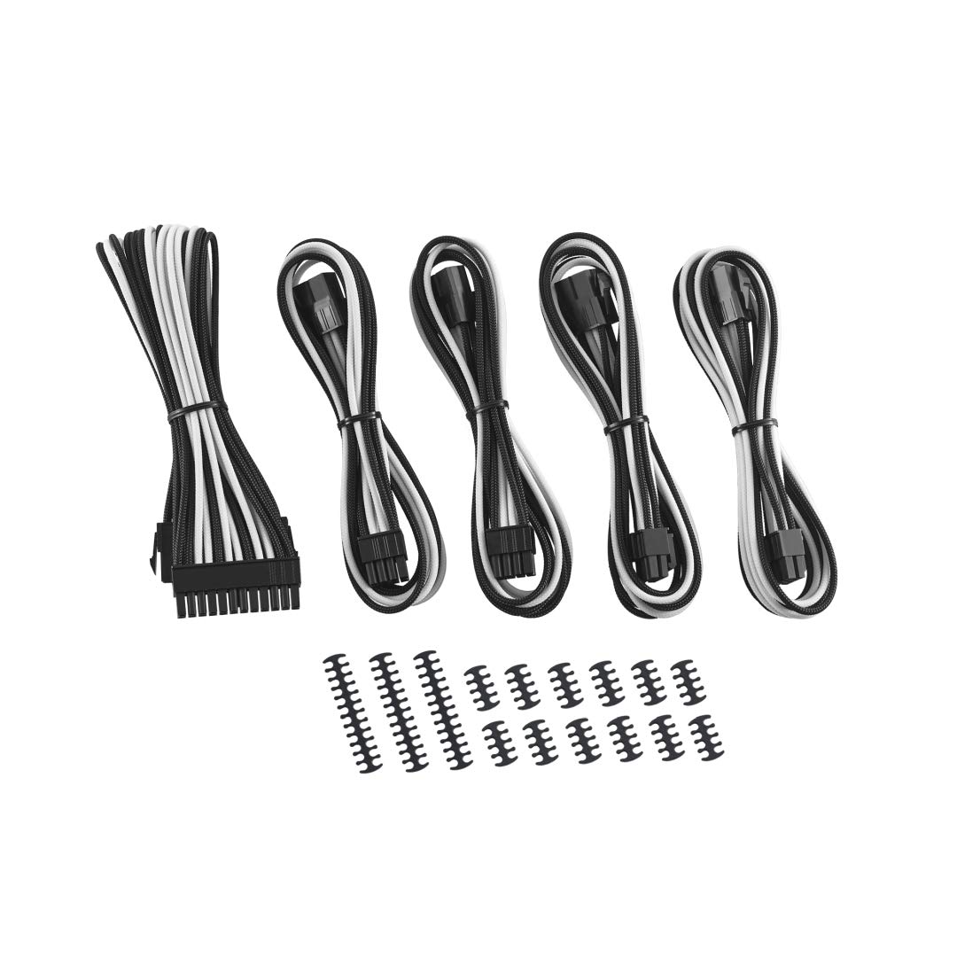 CableMod Classic ModMesh Cable Extension Kit - 8 8 Series - schwarz/weiß