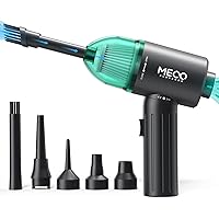 Meco Dépoussiéreur électrique à air comprimé et aspirateur, souffleur d'air électrique 4 en 1, fonction puissante à 3 vitesse