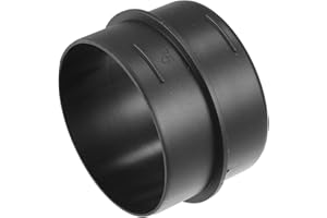 ACROPIX Car Air Ducting Connector Straight Air Heater Duct Joiner Connector Pipe 2.95'' 75mm OD Black Car Parts