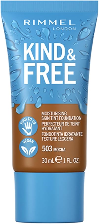 Rimmel Moisturising Skin Tint Foundation Mocha 503 Kind + Free