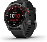 Garmin fēnix 7S Solar Multisport GPS Watch Slate Grey Black Band Renewed view 7
