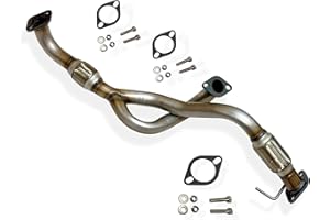 Stainless Steel Exhaust Y-Pipe with Flex Pipe – Direct Fit Compatible with Hyundai Santa Fe 2.7L 2007–2009