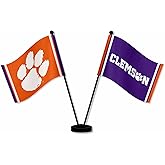 Clemson Tigers Desk and Table Top Flags