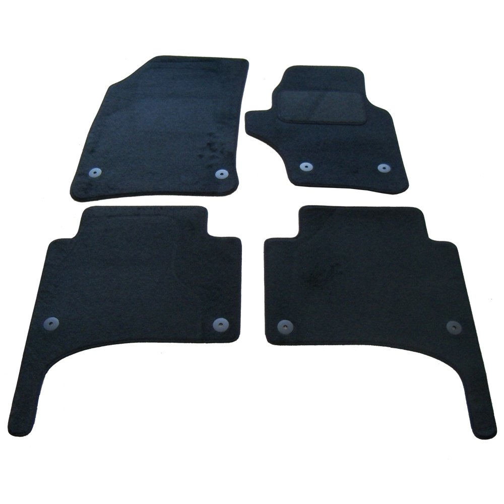 Sakura Car Mats for VW Touareg Fits Models 2009-12 - Black