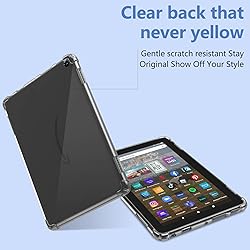 Clear Case for Kindle Fire HD 8 & Fire HD 8 Plus