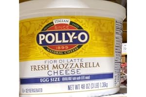 Polly-o Fresh Mozzarella Cheese 48 oz (3lb) X 2 packs TotaL 6LBS