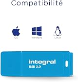 Integral 512GB Neon Blue USB 3.2 Gen 1 Flash Drive view 3