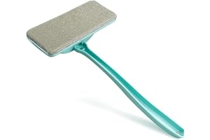 Window Screen Cleaning Brush + Mesh Screen Cleaner Pro | 14.2" Wide Detachable Head | Wet/Dry Dual-Use for Windows, Doors & P