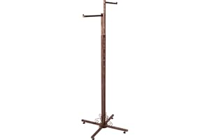 SSWBasics 2-Way Clothes Rack with Straight Arms, Boutique Cobblestone Clothing Rack, Ideal Clothing Racks for Hanging Clothes, Durable and Stylish Storage Solution