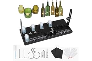 LMSNE Glass Bottle Cutter Kit,DIY Glass Cutter for Bottles,Upgraded Bottle Cutting Tool Kit for Bottles of Wine Beer Liquor C
