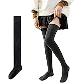 Ksheria Women Thigh High Socks,Extra Long Cotton Warm Thick Over the Knee Socks, Long Knee High Boot Stockings Leg Warmer