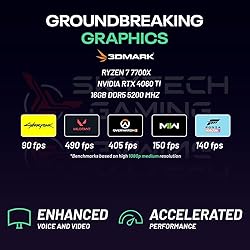 Skytech Shadow Gaming PC Desktop, Ryzen 7 7700 3.8