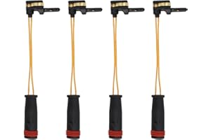 PXASU 4PCS Brake Pad Wear Sensor Front & Rear Wheels, Compatible for Mercedes-Benz W211 W220 C E S Class CLK SL C230 E320 E350 E500 S430 S500 S600, Replaces# 2115401717