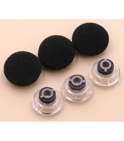 Set Di 3 Tappi In Silicone E Schiuma Per Plantronics Voyager 5200/5220/5210 – Misure S/M/L, Isolamento Acustico, Sostituzione Comfort