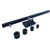 Bend up to 3/8 diameter mild steel rod, Metal Bender Forming Tool/rod bender/rebar bender,Includes dies for 3/4, 1, 1-1/4, and 1-1/2" diameter bends
