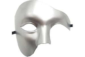 Coolwife Masquerade Mask Vintage Phantom Of The Opera One Eyed Half Face Costume