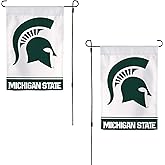 Desert Cactus Michigan State University MSU Garden Flag – 19 x 12 inch Michigan State Spartans Banner, For Outdoor Display and Events (Design B)