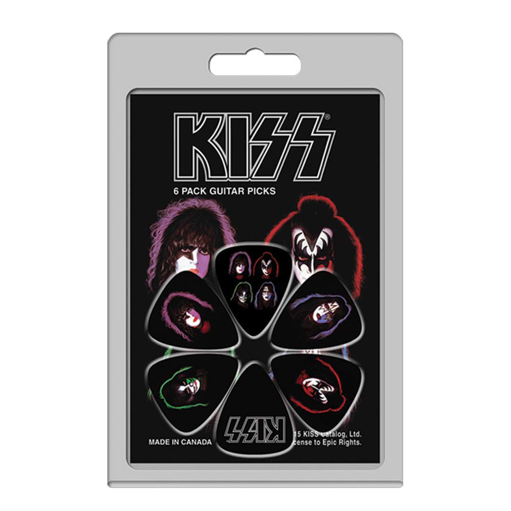 Perris Leather LP-KISS1 Kiss #1 Guitar Pick (Pack of 6)