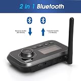 August MR280 Bluetooth 5.0 Transmitter Receiver 2-in-1 with LCD view 4