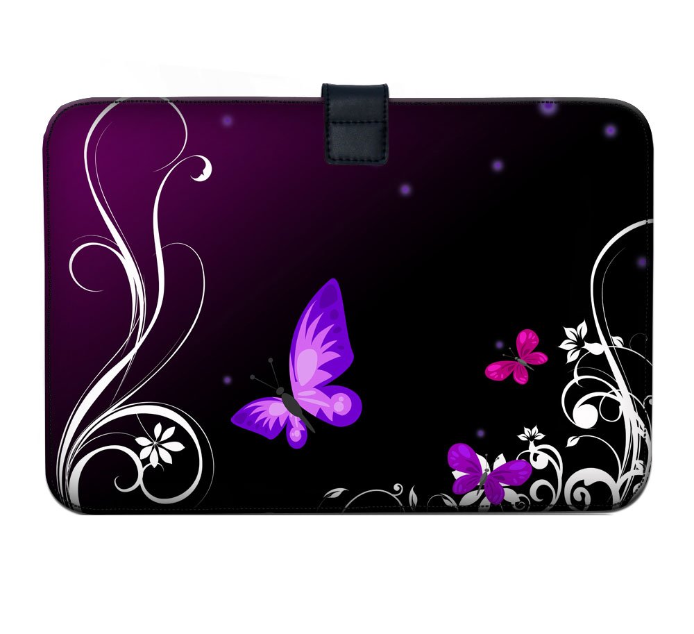 Luxburg Super Slim Sleeve Soft Case Bag for 11 inch Apple MacBook Air Series - Butterflies Artwork