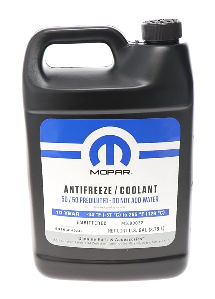 MOPAR 68163849AB 10 YEAR/150,000 MILE COOLANT 50/50 PREMIXED...