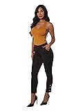 ShoSho Womens High Waist Cropped Ankle Pants Slim