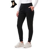 MERINNOVATION Women's Joggers with Pockets - 100% Merino Wool Sweatpants Midweight Wicking Thermal Pants for Running Hiking