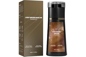 Hair Dye Shampoo, Hair Care Instant Dye,Easy-Use Formula for Gray Hair Coverage & Natural Color Boost,For Adults with Graying