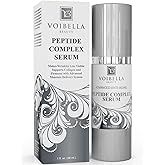 Peptide Complex Serum For Face & Collagen Support - Natural & Organic Anti Aging Skin Serum - Peptides, Hyaluronic Acid, Amino Acids & Vitamin E for Wrinkles, Hydrating, Firming & Elasticity