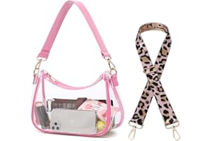 CYHTWSDJ Clear Bag Stadium Approved Clear Purse for Women Stadium