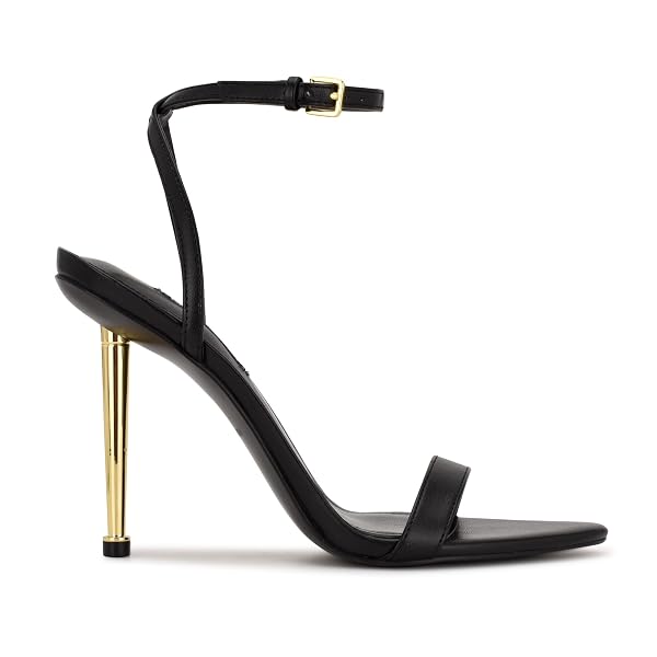 NINE WEST WOMEN’S REINA3 HEELED SANDAL, BLACK, 8