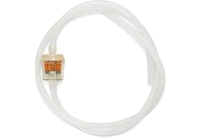 Elitzia 39" 1M Silicone Filter Tube Set Spare Parts for Vacuum or Diamond Microdermabrasion Machine (White, 4.5mm ID, 8mm OD,