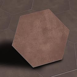 Alwayspon 12Pcs Hexagon LVT Flooring Peel and Stick
