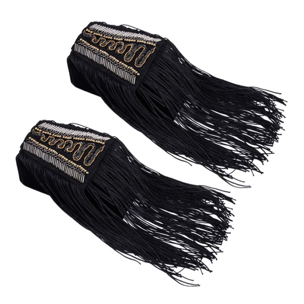 TENDYCOCO Shoulder Epaulets Tassel Shoulder Board for Man Woman Western Accessories 1 Pair