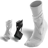 BetterGuards Lite Ankle Brace &ndash; Lightweight Sports Ankle Support for Men &amp; Women | Stabilizer for Comfort &amp; Mobility | Breathable, Non-Compression Fit for Sports, Training &amp; Recovery (White, Small, Left)