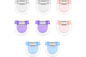 8Pcs Adjustable Hem Clips for Pants, Reusable Quilting Clips to Shorten Jeans, Fabric Holders for Hemming Pants & Shirts, No-